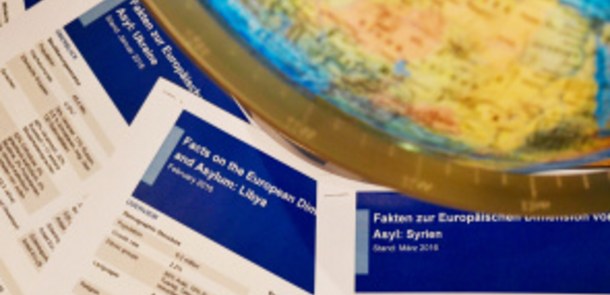 Aufnahme von oben auf Faktenchecks und Globus