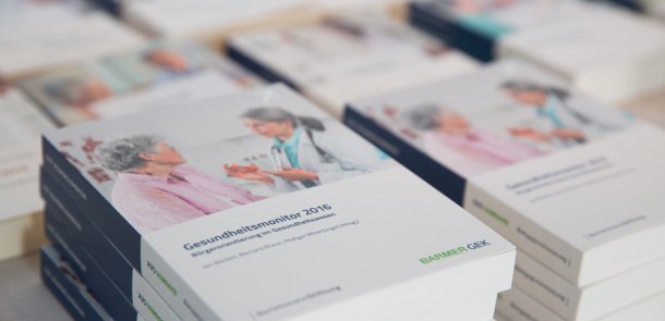 Büchertisch Gesundheitsmonitor