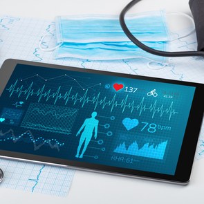 Live medical screening with medical application on tablet