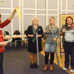 Lehrer auf einer Fortbildung